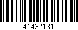 Código de barras (EAN, GTIN, SKU, ISBN): '41432131'