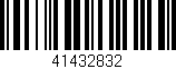 Código de barras (EAN, GTIN, SKU, ISBN): '41432832'