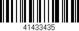 Código de barras (EAN, GTIN, SKU, ISBN): '41433435'