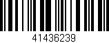 Código de barras (EAN, GTIN, SKU, ISBN): '41436239'