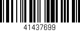 Código de barras (EAN, GTIN, SKU, ISBN): '41437699'