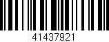 Código de barras (EAN, GTIN, SKU, ISBN): '41437921'
