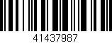Código de barras (EAN, GTIN, SKU, ISBN): '41437987'