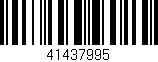 Código de barras (EAN, GTIN, SKU, ISBN): '41437995'