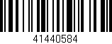 Código de barras (EAN, GTIN, SKU, ISBN): '41440584'
