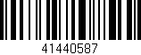 Código de barras (EAN, GTIN, SKU, ISBN): '41440587'