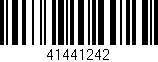 Código de barras (EAN, GTIN, SKU, ISBN): '41441242'