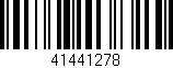 Código de barras (EAN, GTIN, SKU, ISBN): '41441278'