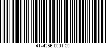 Código de barras (EAN, GTIN, SKU, ISBN): '4144256-0031-39'