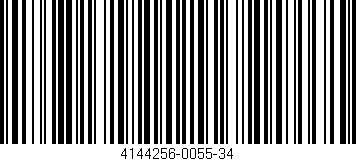 Código de barras (EAN, GTIN, SKU, ISBN): '4144256-0055-34'