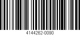 Código de barras (EAN, GTIN, SKU, ISBN): '4144262-0090'