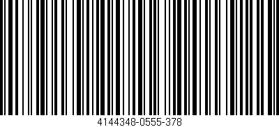 Código de barras (EAN, GTIN, SKU, ISBN): '4144348-0555-378'