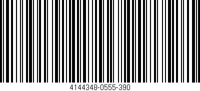 Código de barras (EAN, GTIN, SKU, ISBN): '4144348-0555-390'