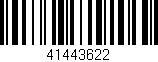 Código de barras (EAN, GTIN, SKU, ISBN): '41443622'