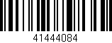 Código de barras (EAN, GTIN, SKU, ISBN): '41444084'