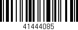 Código de barras (EAN, GTIN, SKU, ISBN): '41444085'