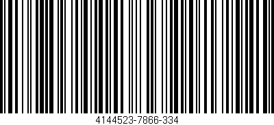 Código de barras (EAN, GTIN, SKU, ISBN): '4144523-7866-334'