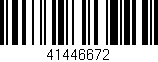 Código de barras (EAN, GTIN, SKU, ISBN): '41446672'