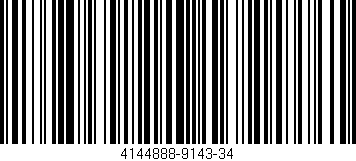 Código de barras (EAN, GTIN, SKU, ISBN): '4144888-9143-34'