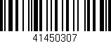 Código de barras (EAN, GTIN, SKU, ISBN): '41450307'