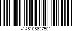 Código de barras (EAN, GTIN, SKU, ISBN): '4145105637501'