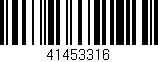 Código de barras (EAN, GTIN, SKU, ISBN): '41453316'