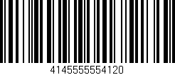 Código de barras (EAN, GTIN, SKU, ISBN): '4145555554120'