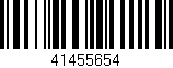 Código de barras (EAN, GTIN, SKU, ISBN): '41455654'