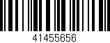 Código de barras (EAN, GTIN, SKU, ISBN): '41455656'