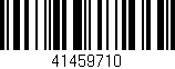 Código de barras (EAN, GTIN, SKU, ISBN): '41459710'