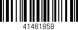Código de barras (EAN, GTIN, SKU, ISBN): '41461858'