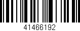 Código de barras (EAN, GTIN, SKU, ISBN): '41466192'