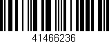 Código de barras (EAN, GTIN, SKU, ISBN): '41466236'