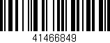 Código de barras (EAN, GTIN, SKU, ISBN): '41466849'
