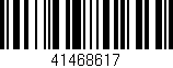 Código de barras (EAN, GTIN, SKU, ISBN): '41468617'