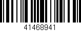 Código de barras (EAN, GTIN, SKU, ISBN): '41468941'