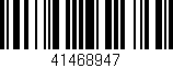 Código de barras (EAN, GTIN, SKU, ISBN): '41468947'