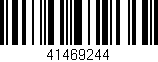 Código de barras (EAN, GTIN, SKU, ISBN): '41469244'