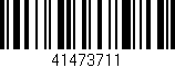 Código de barras (EAN, GTIN, SKU, ISBN): '41473711'