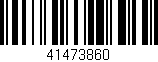 Código de barras (EAN, GTIN, SKU, ISBN): '41473860'