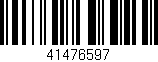Código de barras (EAN, GTIN, SKU, ISBN): '41476597'