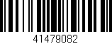 Código de barras (EAN, GTIN, SKU, ISBN): '41479082'