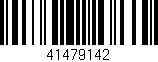 Código de barras (EAN, GTIN, SKU, ISBN): '41479142'