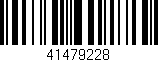 Código de barras (EAN, GTIN, SKU, ISBN): '41479228'