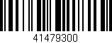 Código de barras (EAN, GTIN, SKU, ISBN): '41479300'