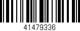 Código de barras (EAN, GTIN, SKU, ISBN): '41479336'