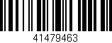 Código de barras (EAN, GTIN, SKU, ISBN): '41479463'
