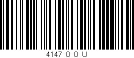 Código de barras (EAN, GTIN, SKU, ISBN): '4147_0_0_U'
