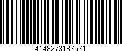 Código de barras (EAN, GTIN, SKU, ISBN): '4148273187571'