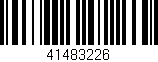 Código de barras (EAN, GTIN, SKU, ISBN): '41483226'